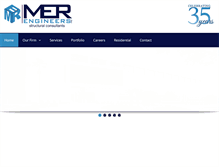 Tablet Screenshot of merengineers.com